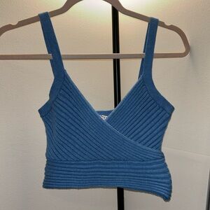 Princess Polly - Knitted Tank - Blue - xs/s